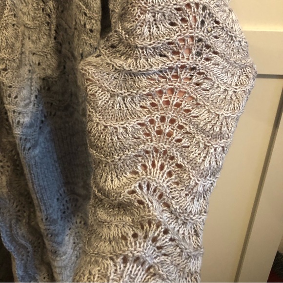 Introspect Light Grey/White Cardigan NWOT - Picture 5 of 11